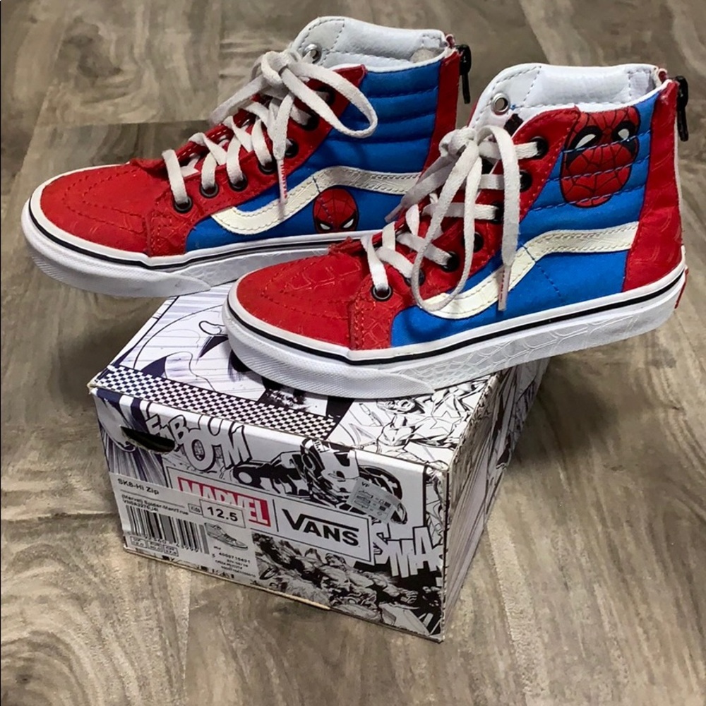 Kids Marvel Spider-Man vans